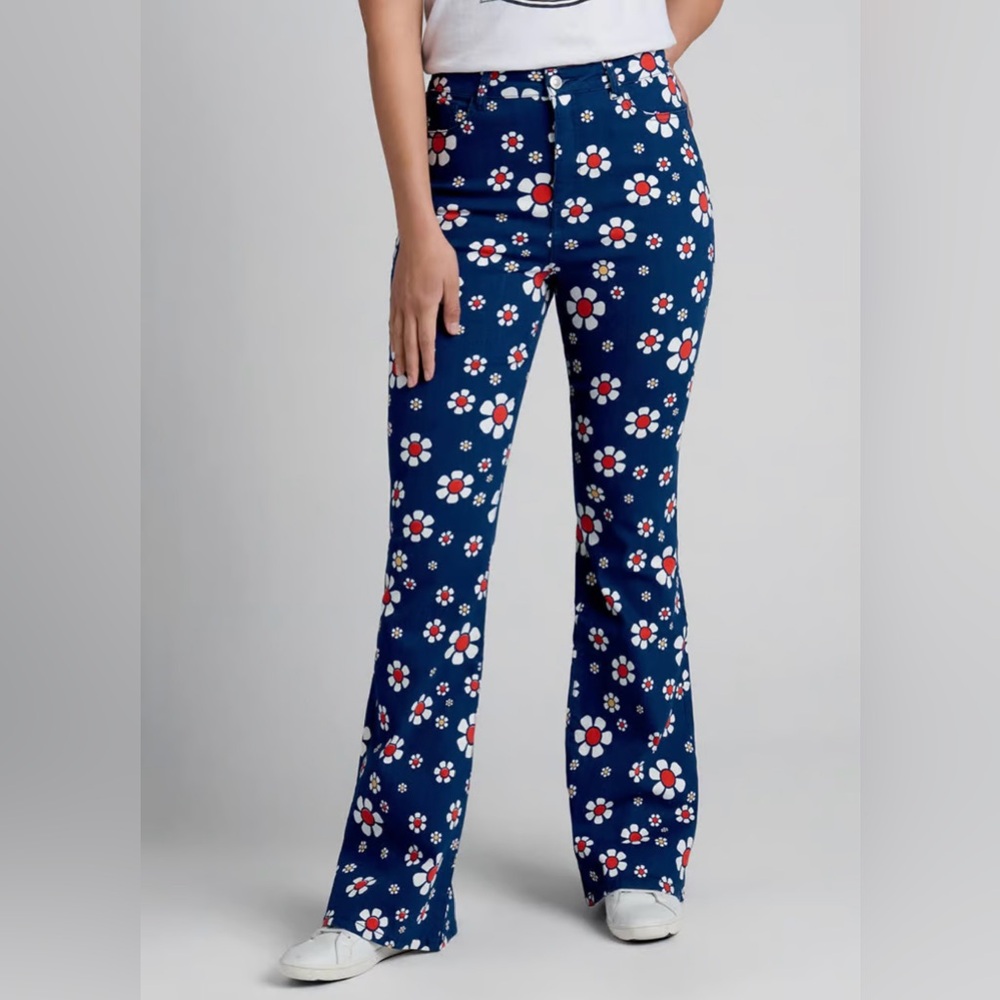 ModCloth As You Swish Flare Pants Size 12 NWOT